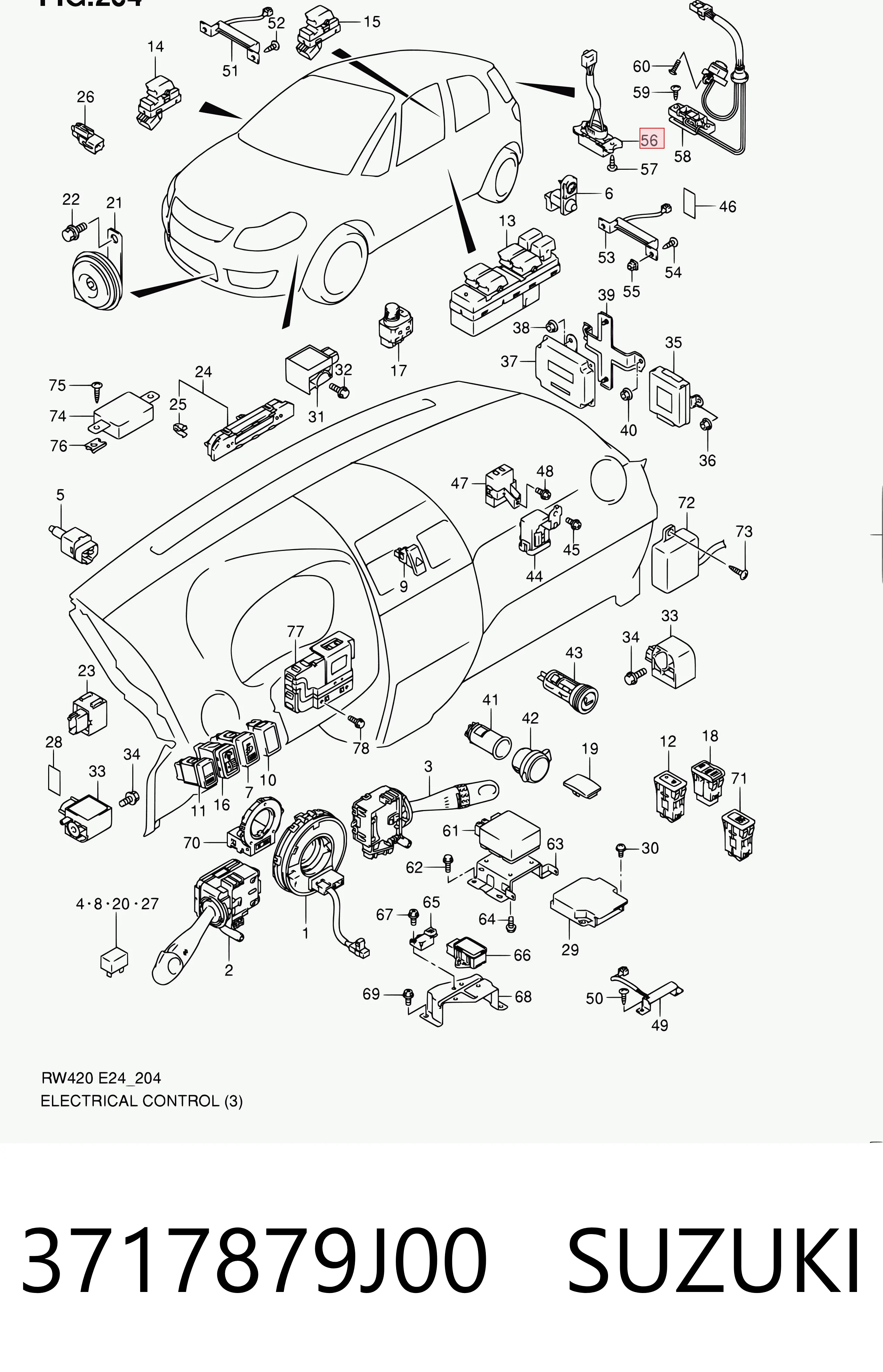 3717879J00 Suzuki 