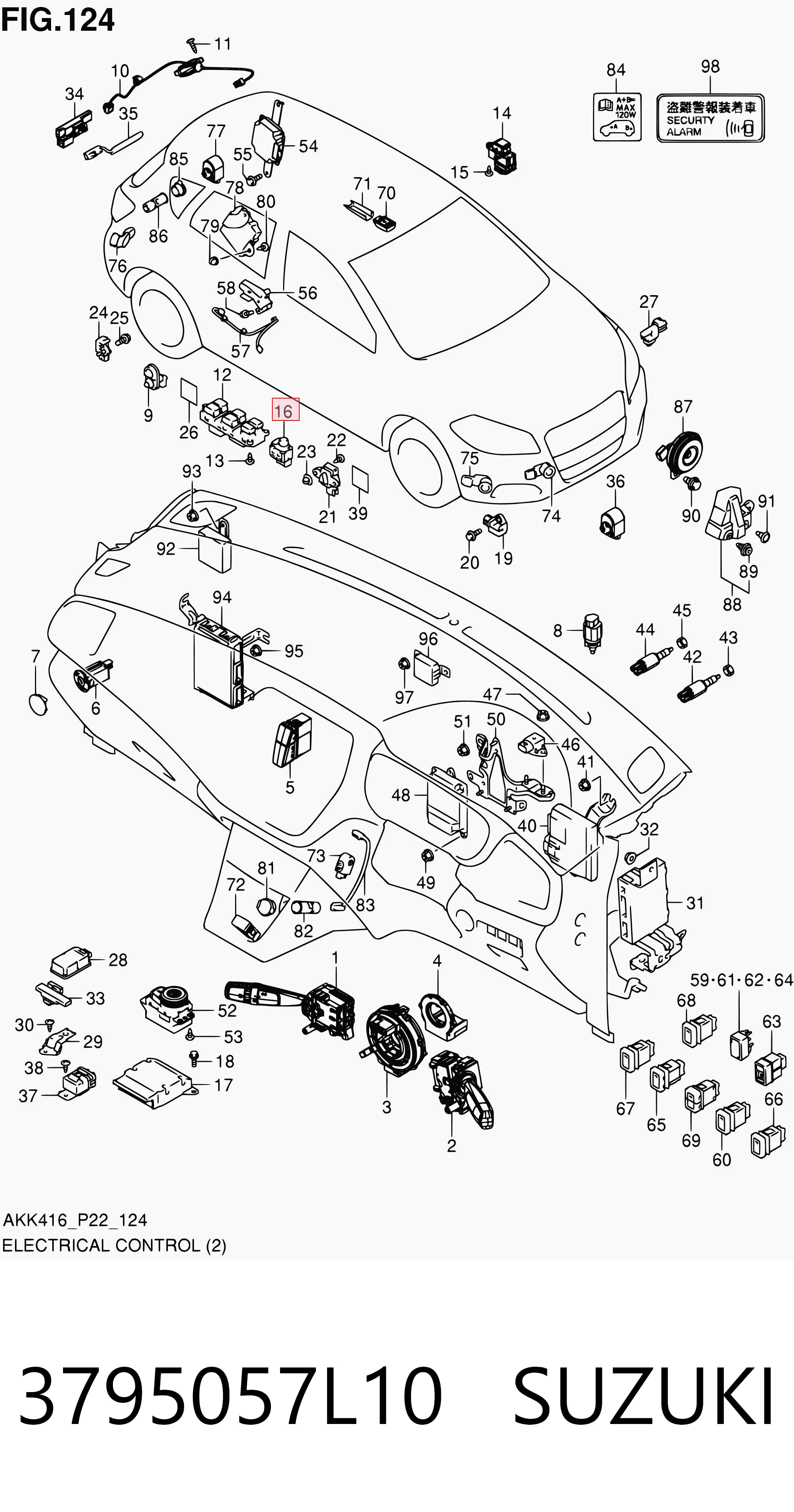 3795057L10 Suzuki 