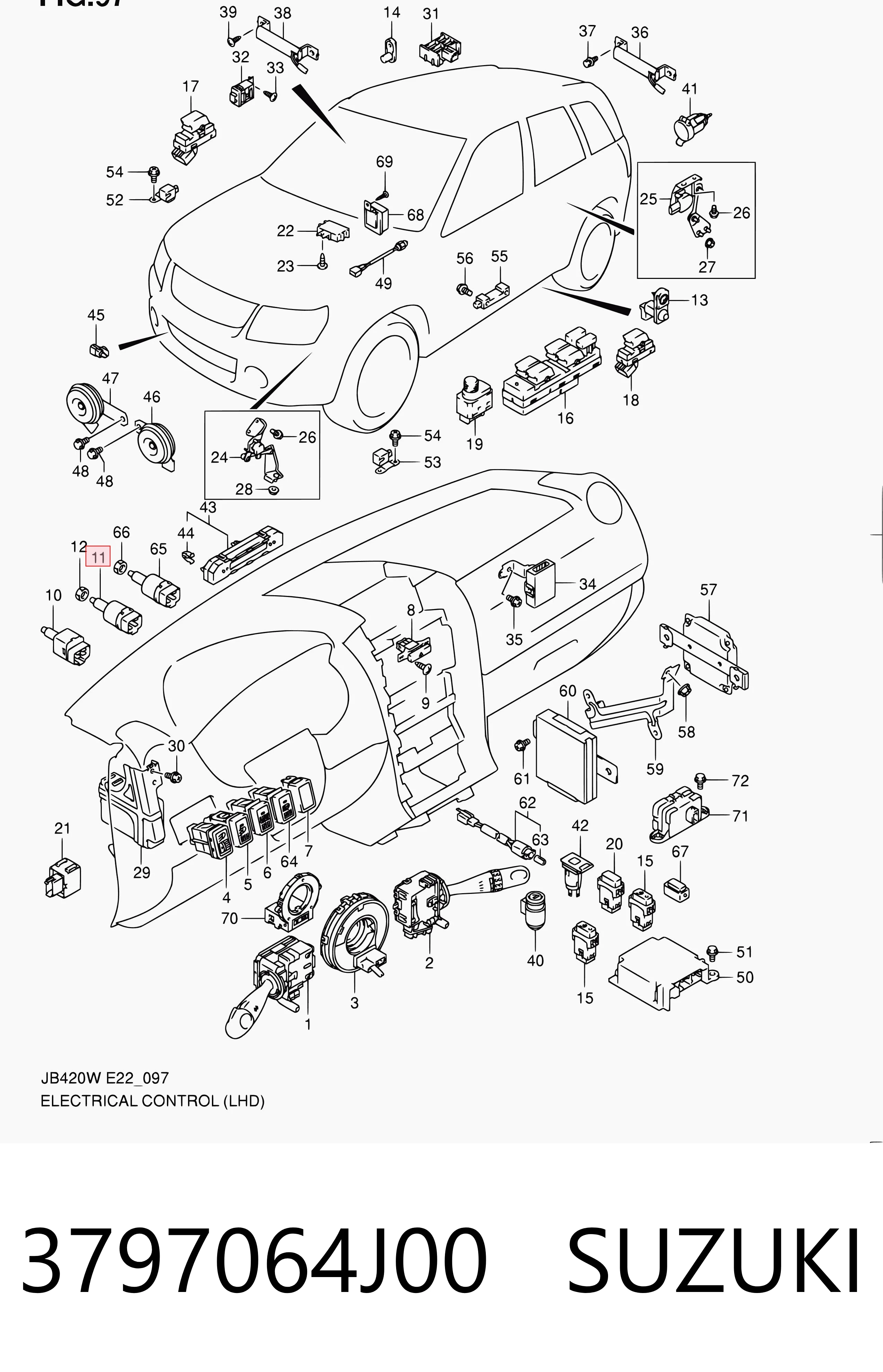 Датчик включення зчеплення Opel 95508026