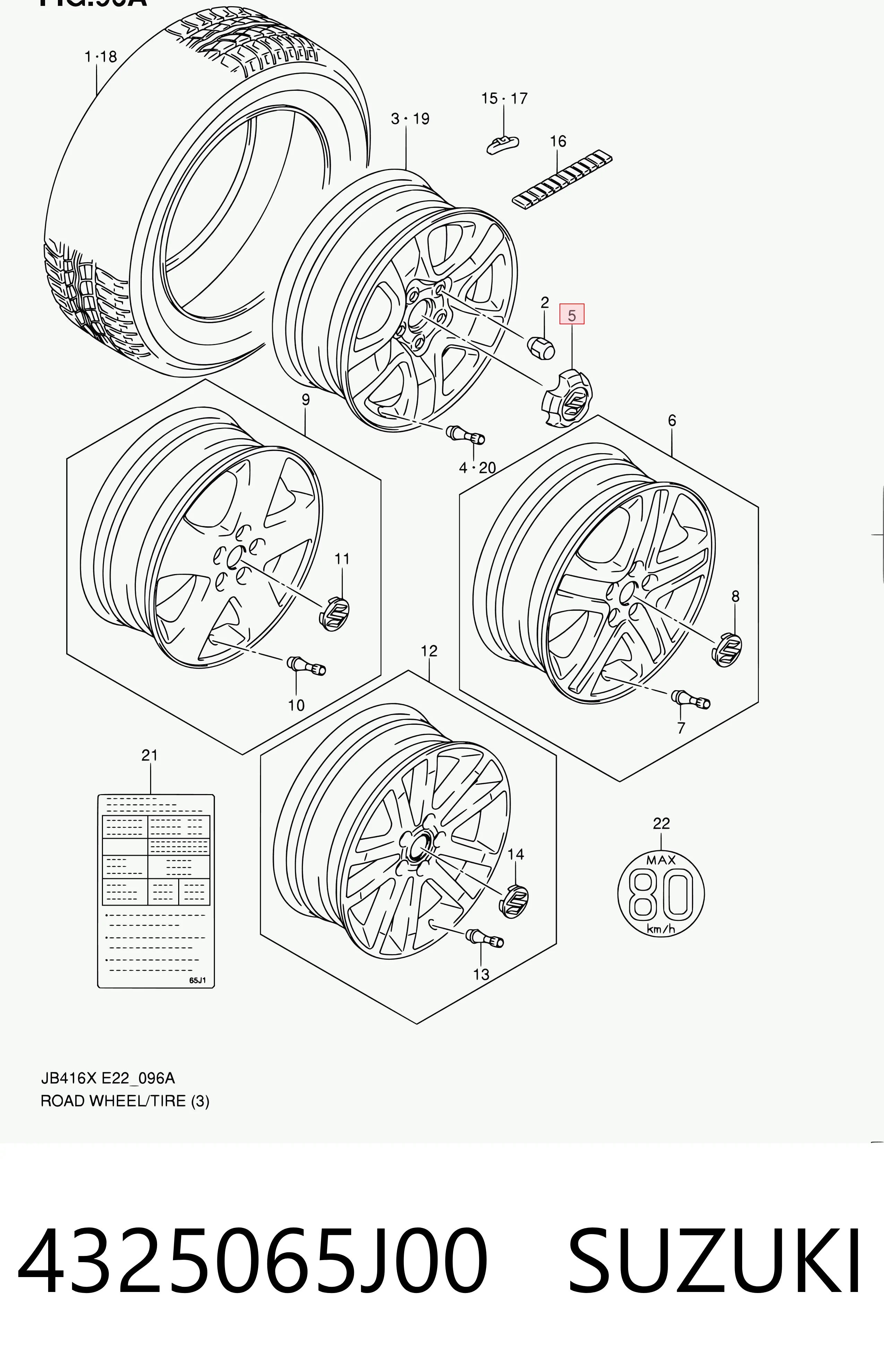 4325065J00 Suzuki
