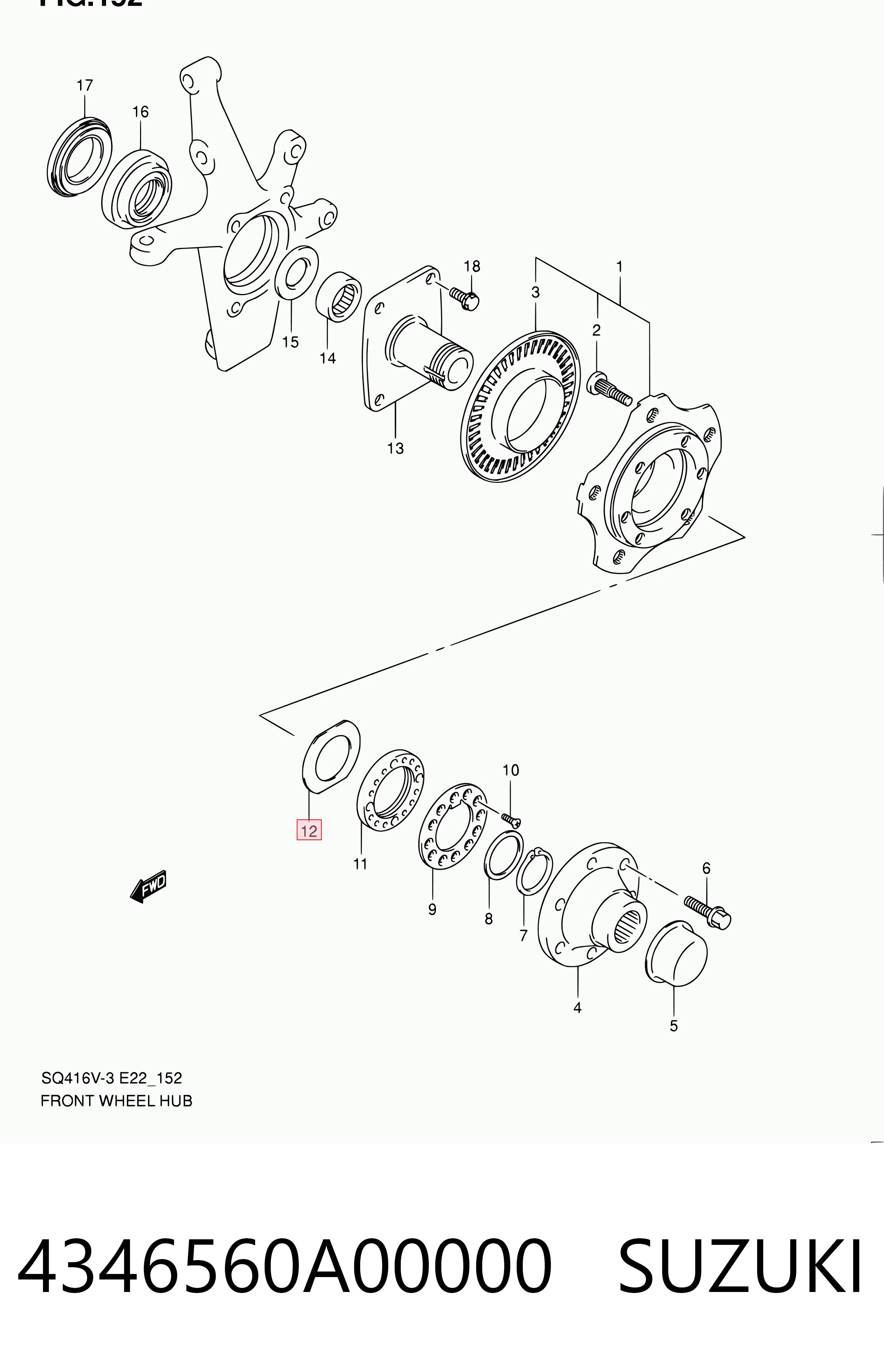 4346560A00000 Suzuki