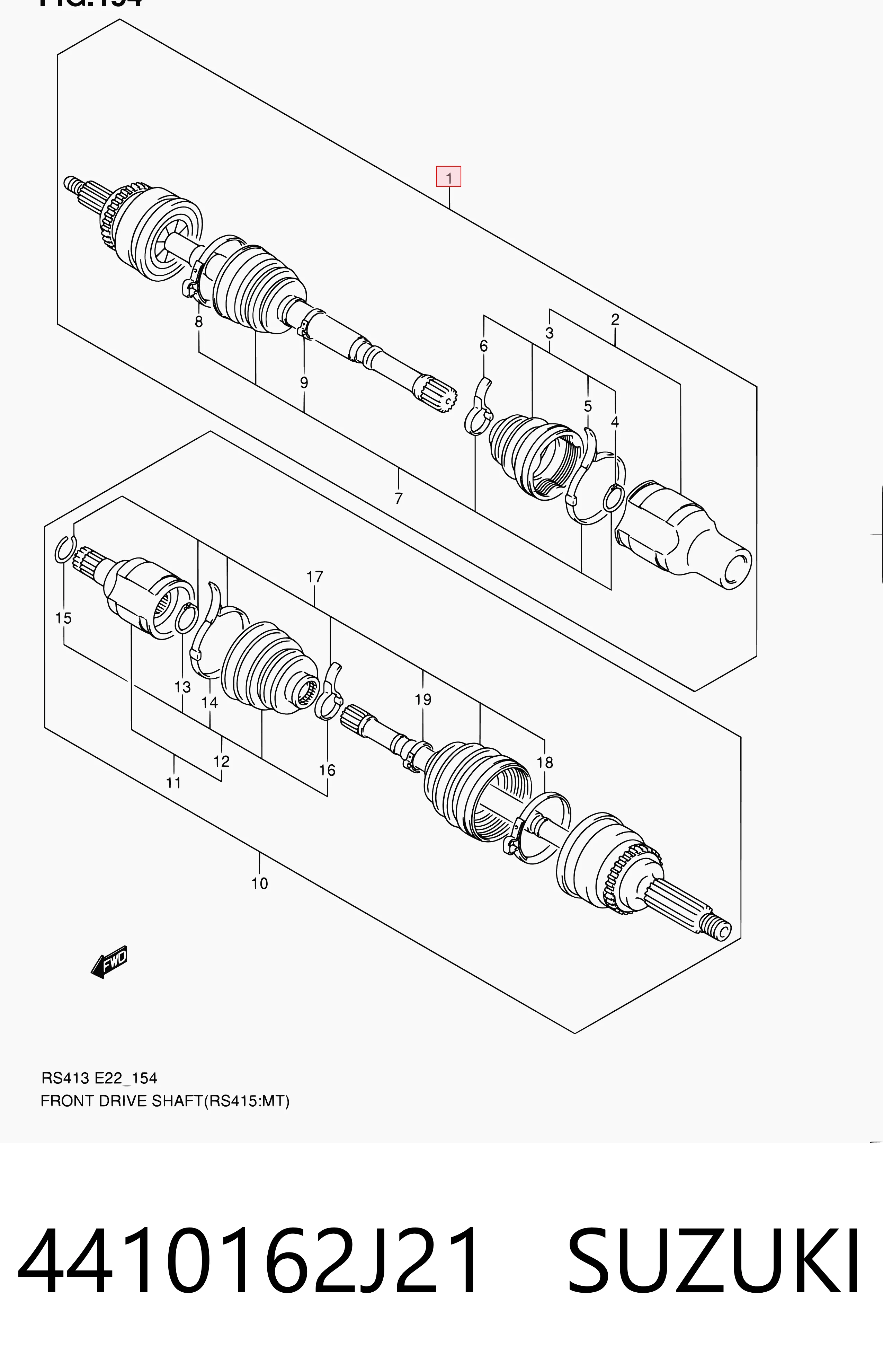 Купити Піввісь права Suzuki Swift III RS