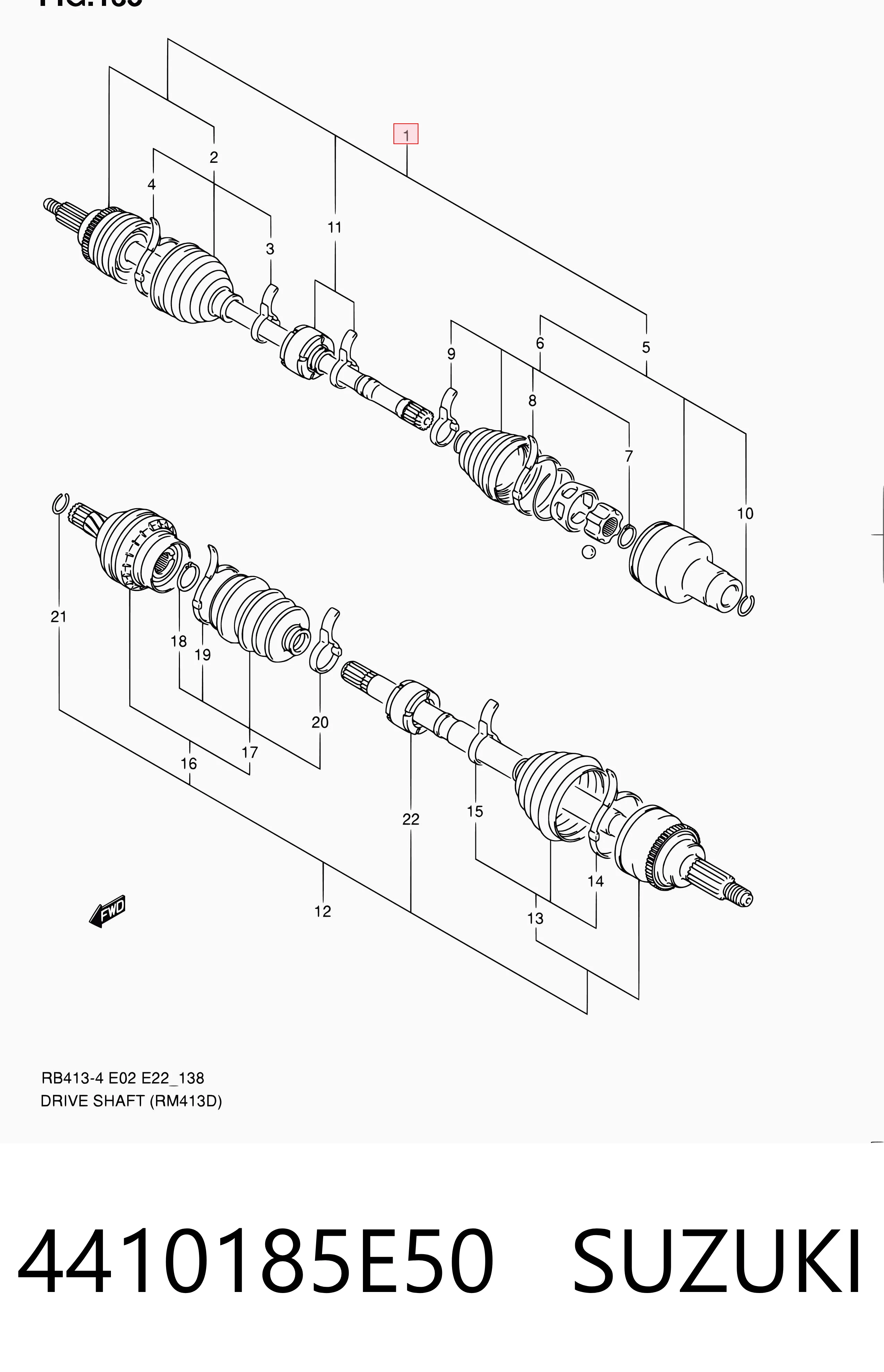 Граната колісна General Motors 93180229 ціна, від 37.02 USD