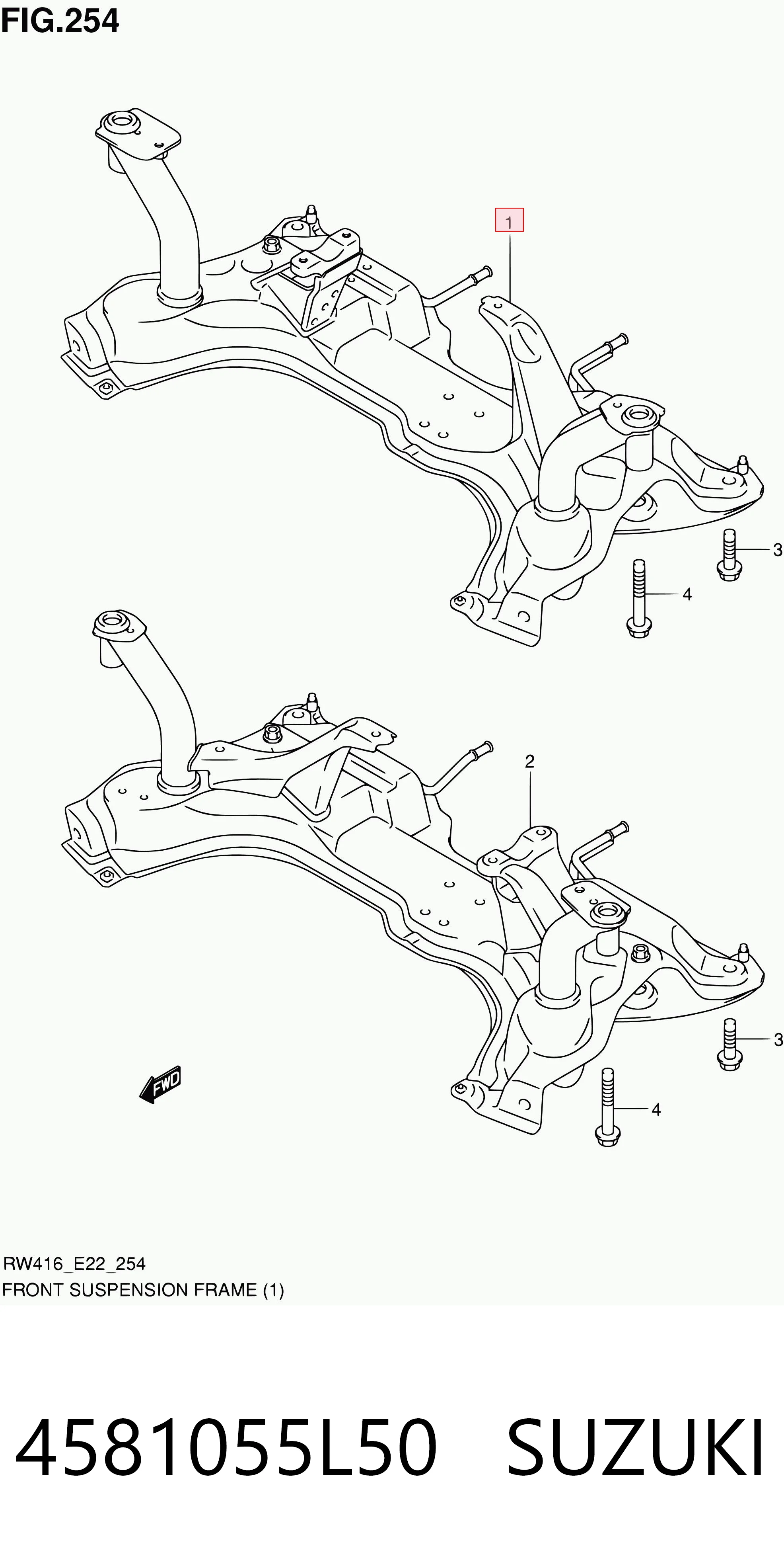  Підрамник передній Suzuki SX4 
