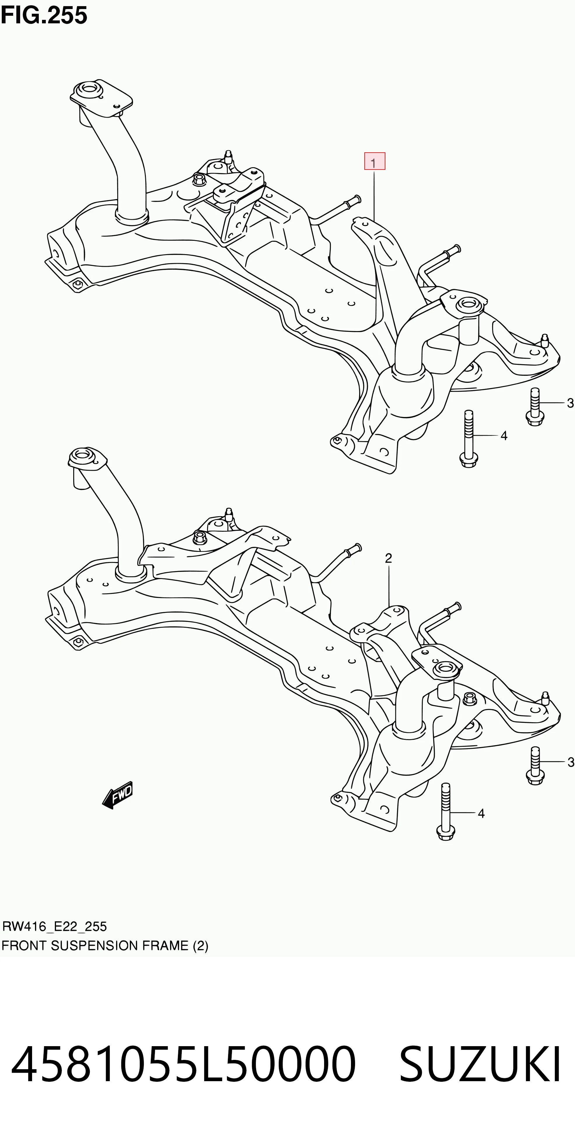 Підрамник передньої підвіски Suzuki SX4 хетчбек (GY) (2006 - 2026) ціна, від 275.26 USD