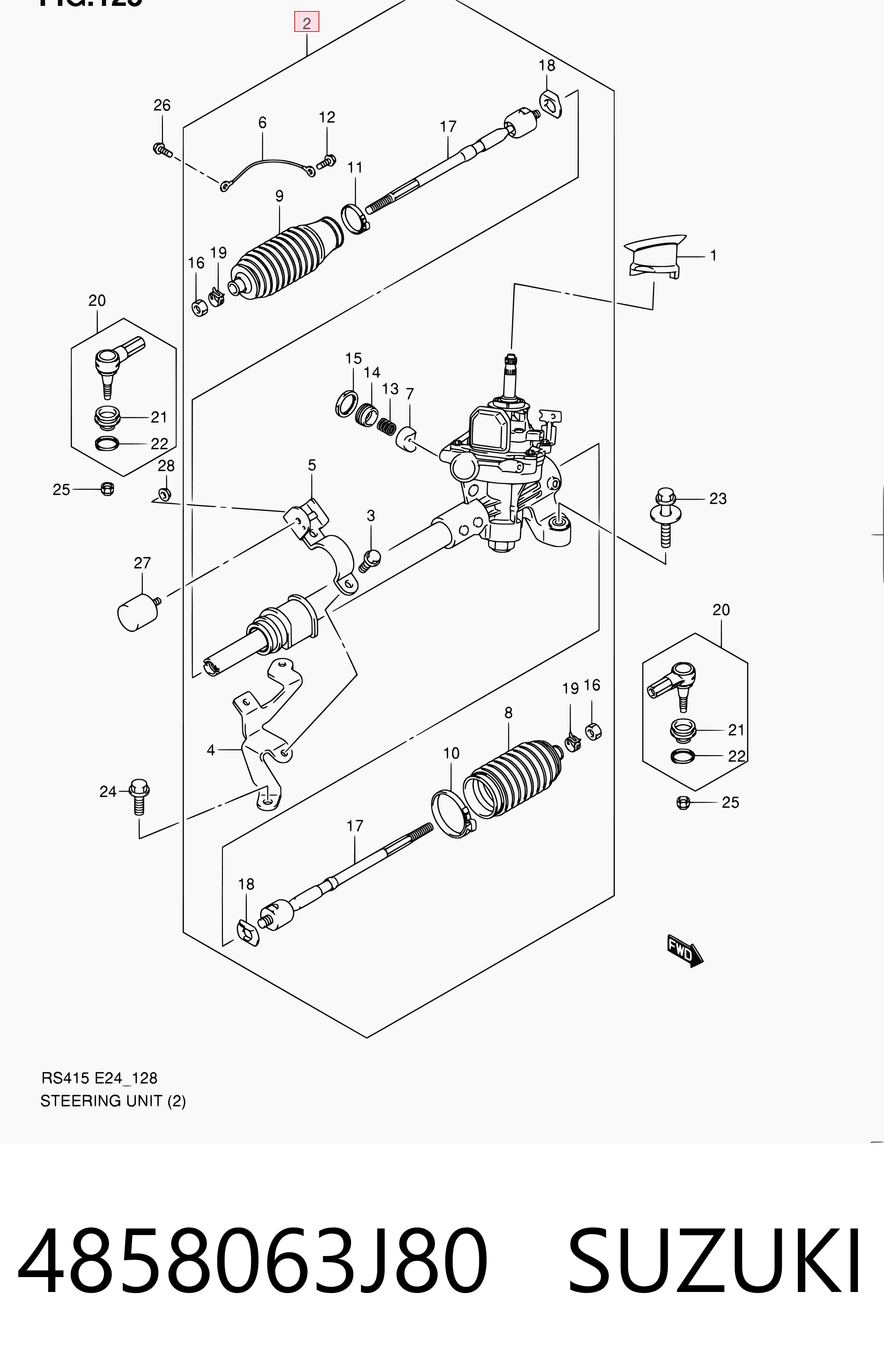 Управління рульове в зборі Toyota 4858073KH1 ціна, від 138.78 USD