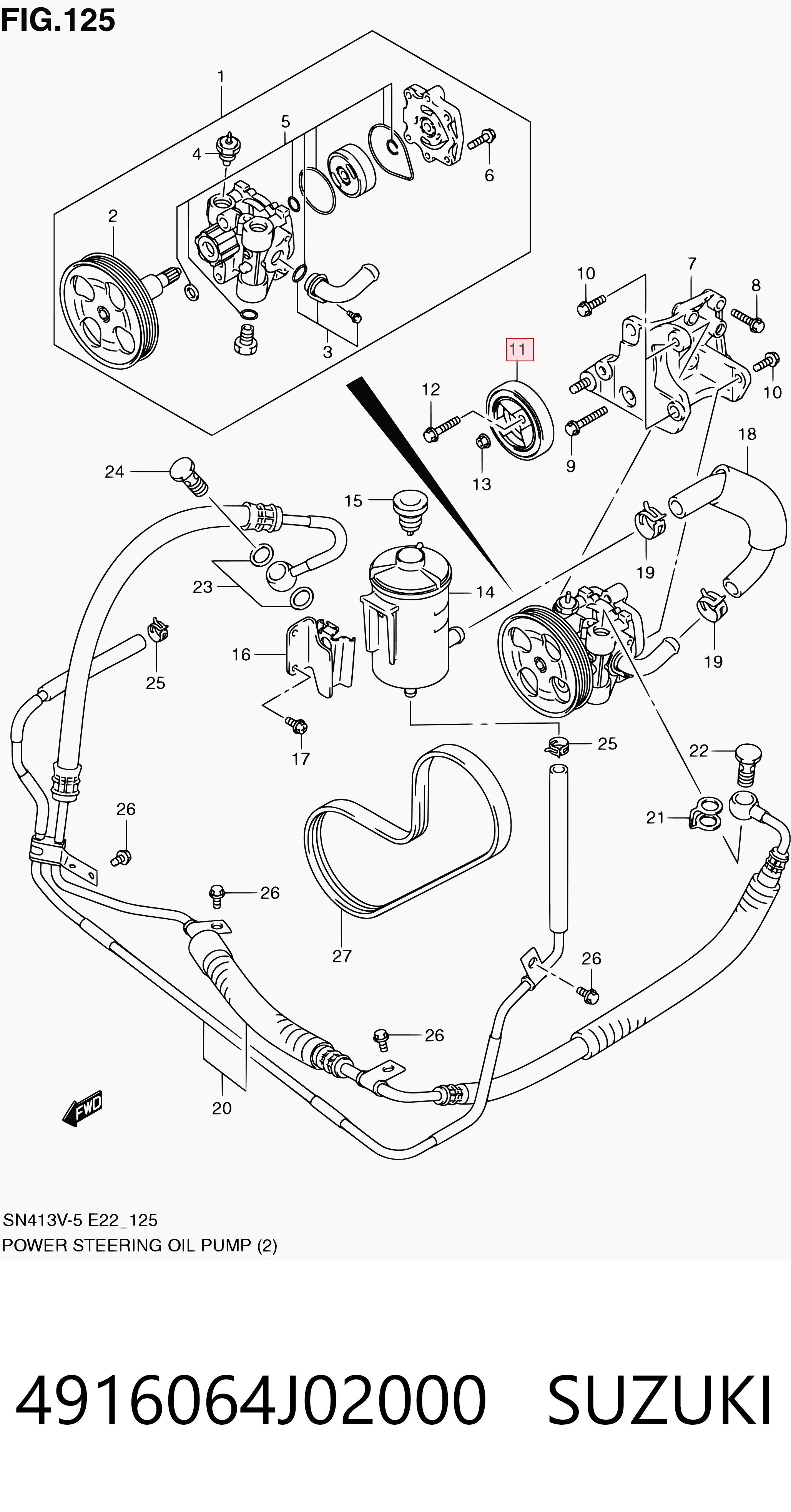 4916064J02000 Suzuki 