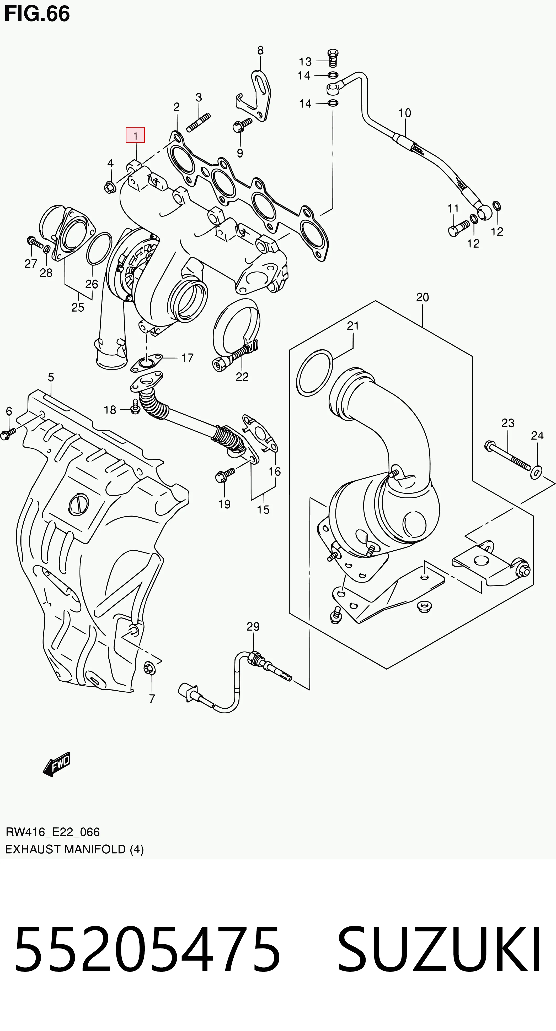 Турбонаддув на Suzuki SX4  GY