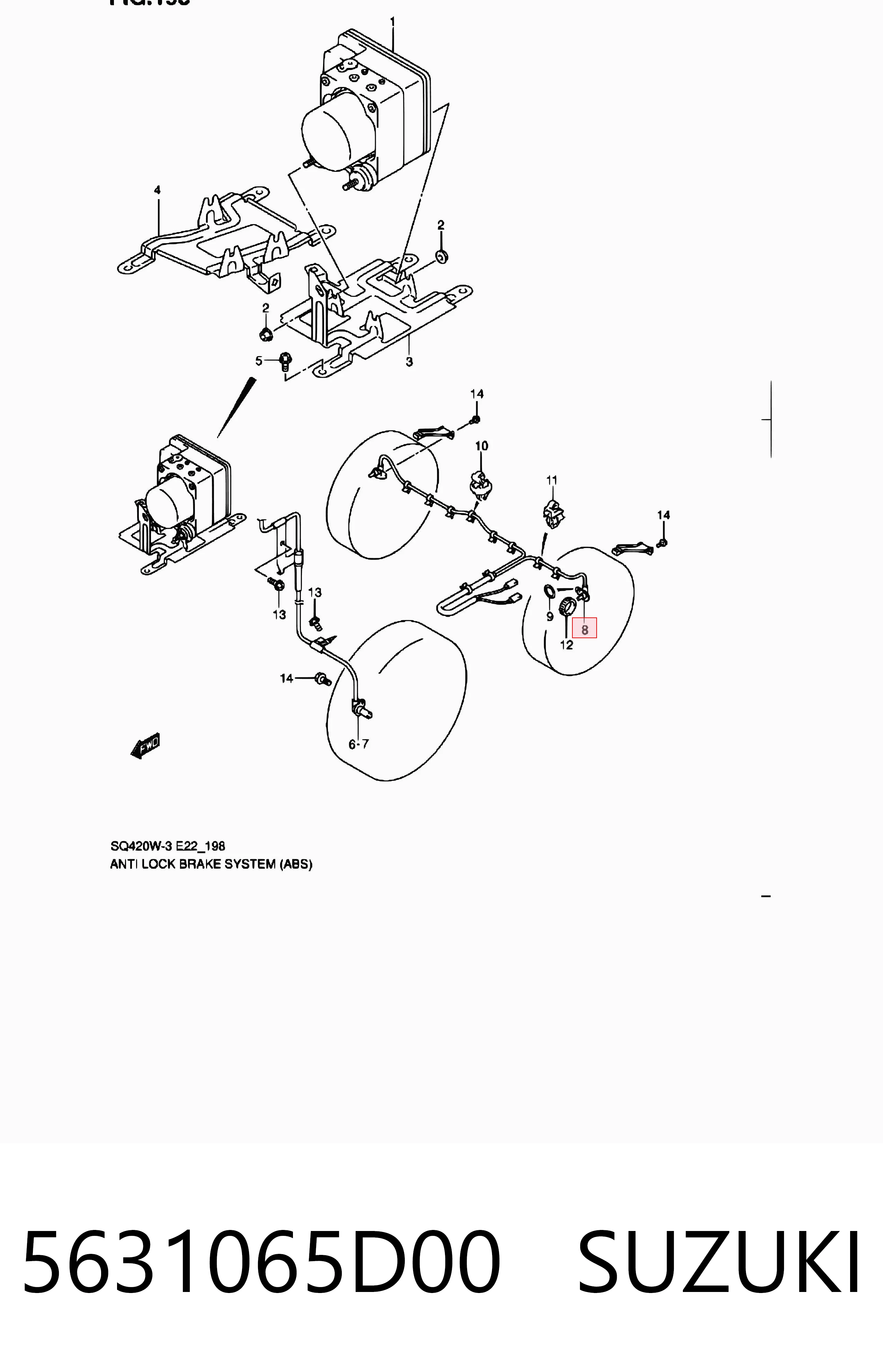 Датчик ABS задній правий Tqparts TQ11191 ціна, від 36.77 USD