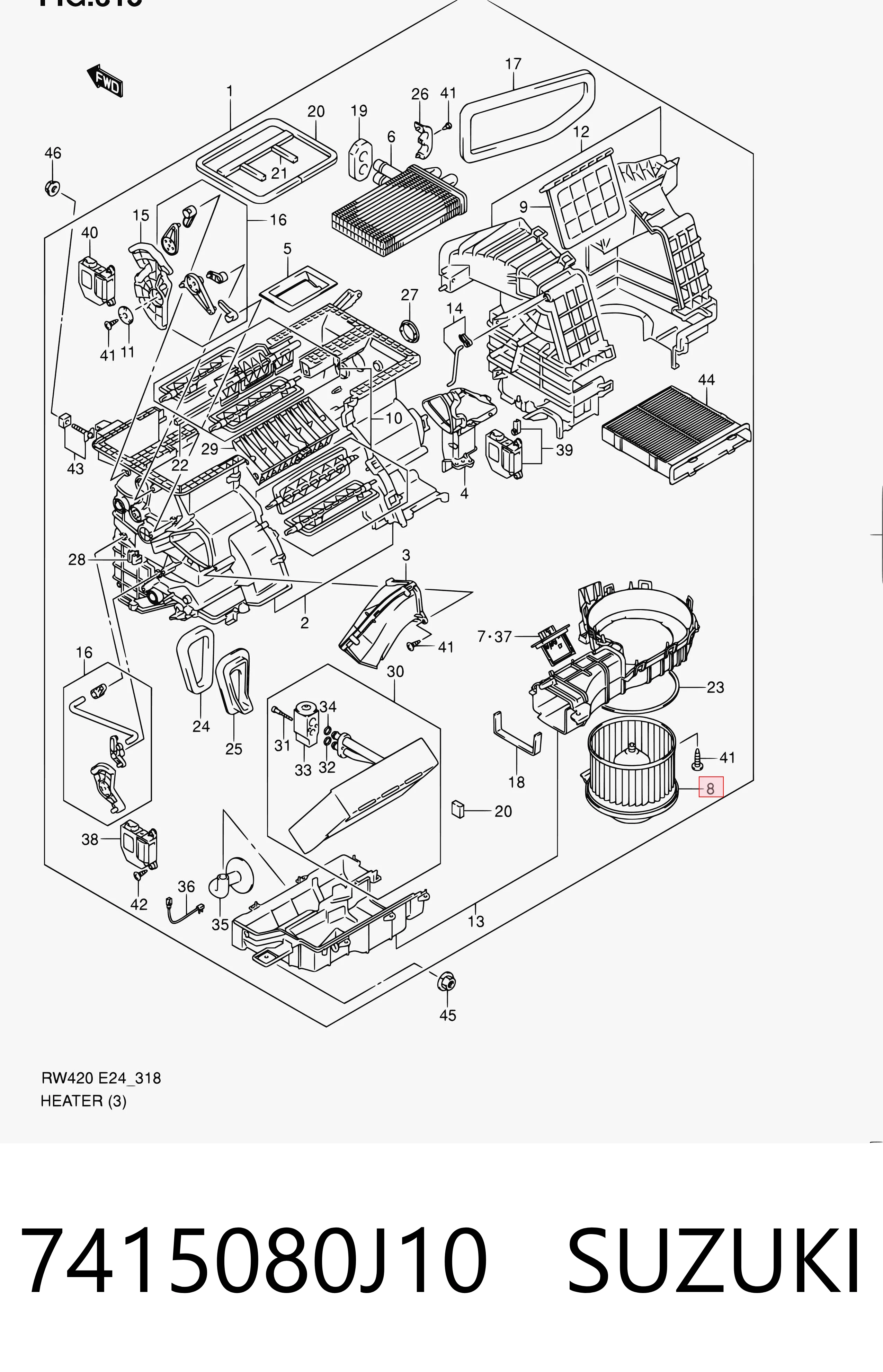 Моторчик пічки NRF NRF34351