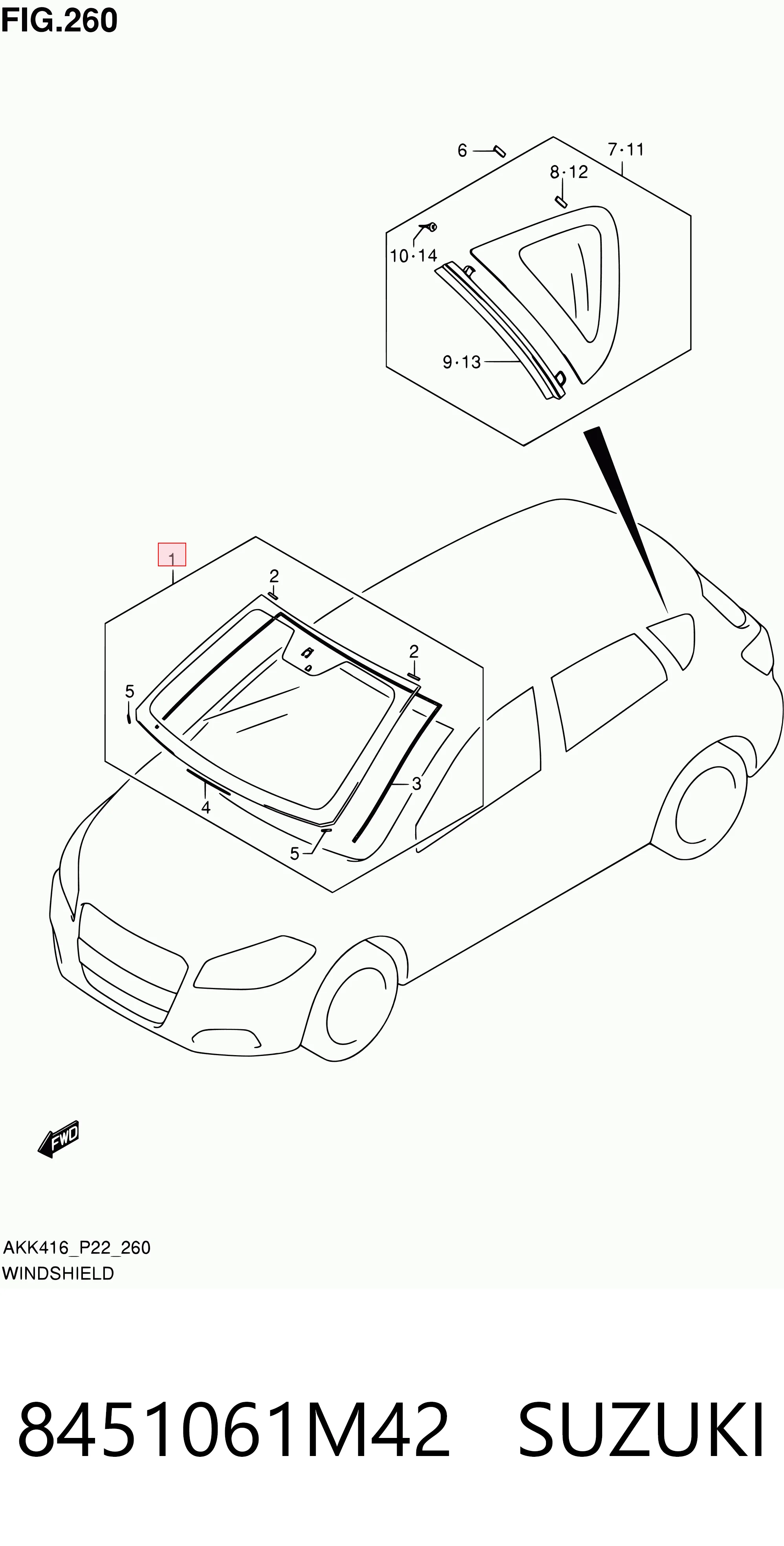 GS6820D12P Pilkington Автомобільне скло