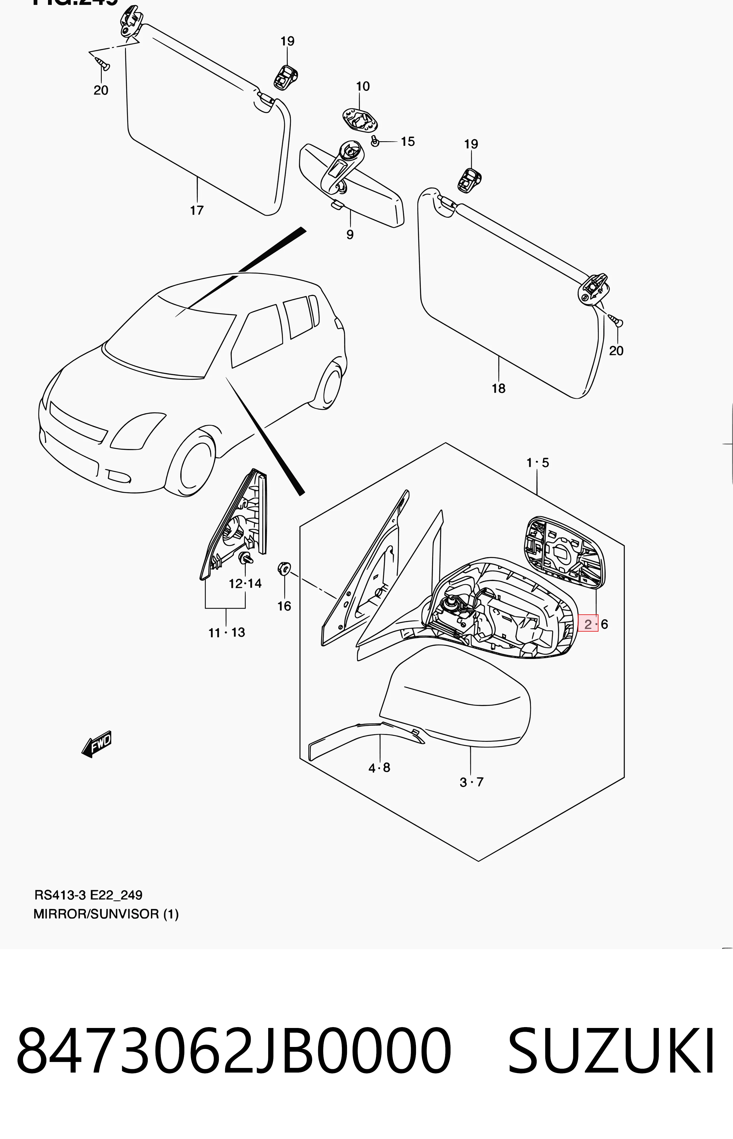 8473062JB0000 Suzuki