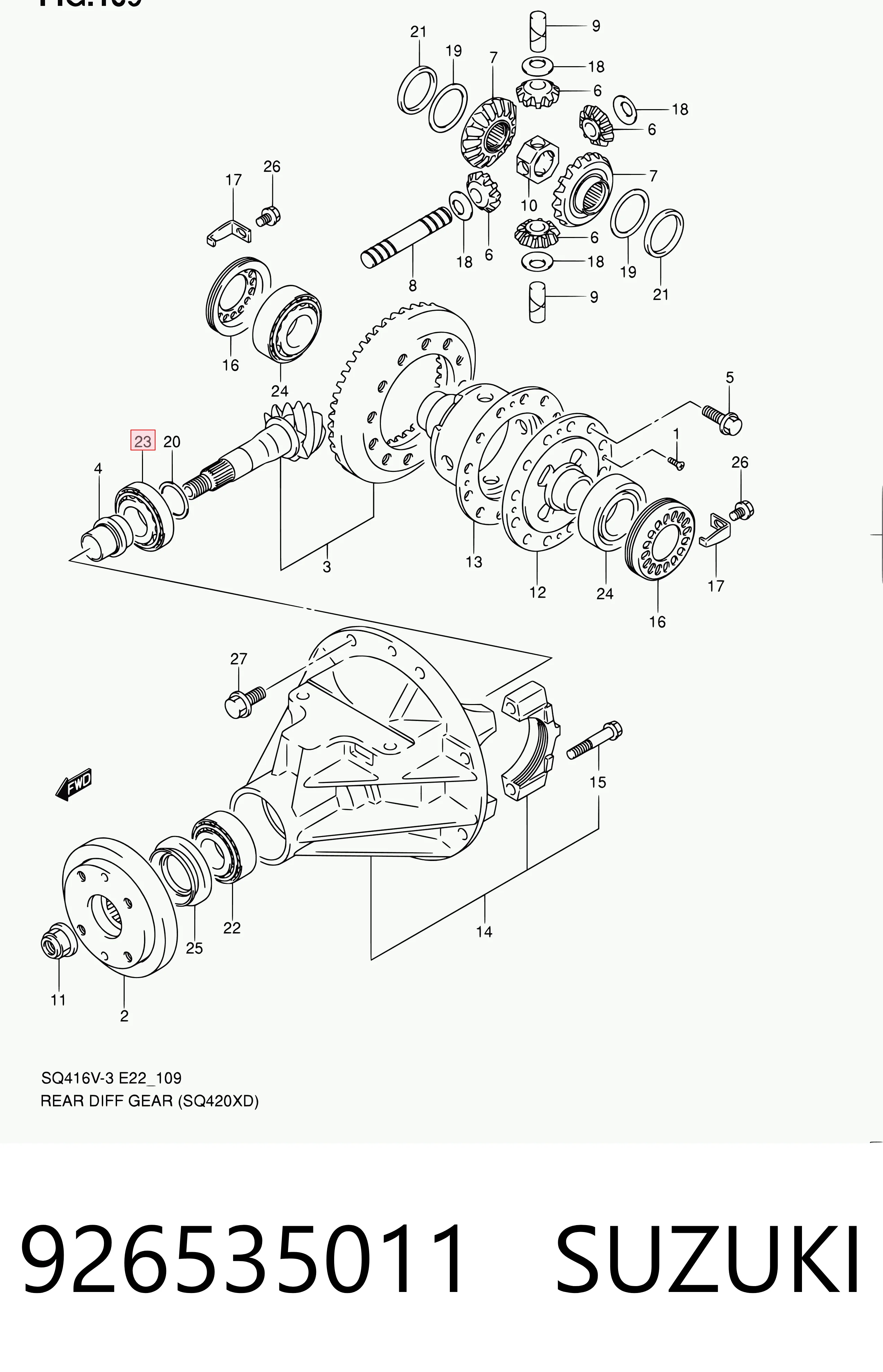Підшипник хвостовика переднього моста, внутрішній ML130084 Mitsubishi