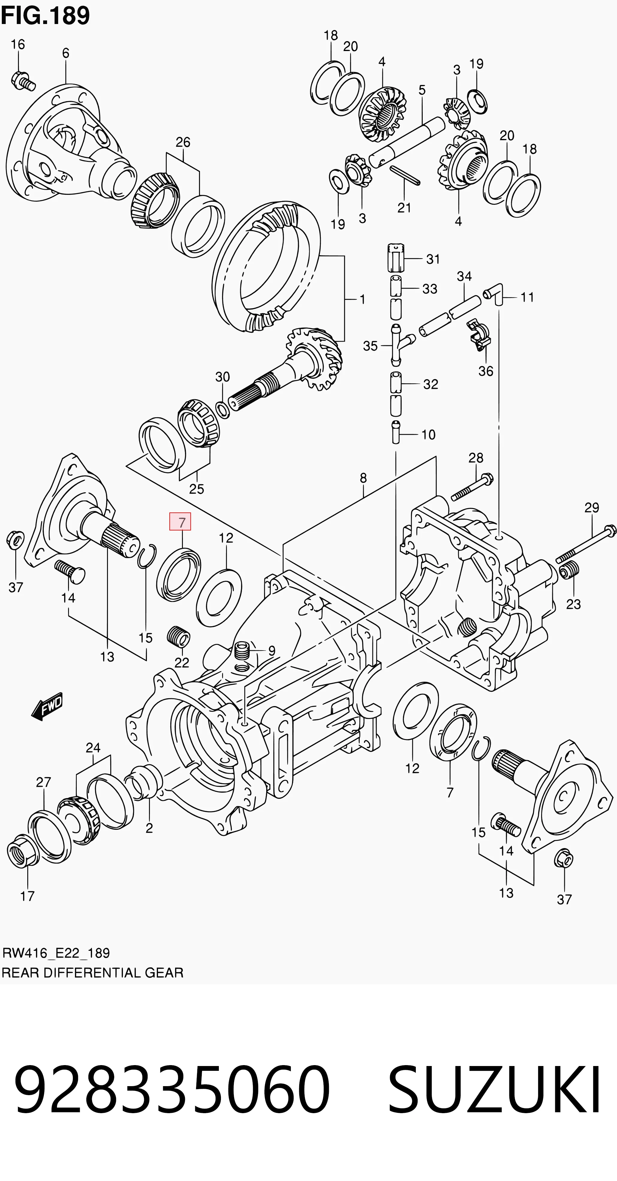 Сальник редуктора переднього моста Peugeot/Citroen 96567757