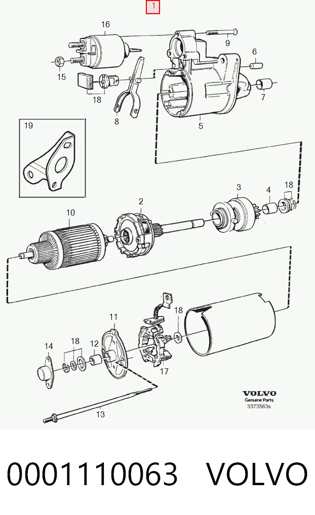  Стартер Volvo S80 1