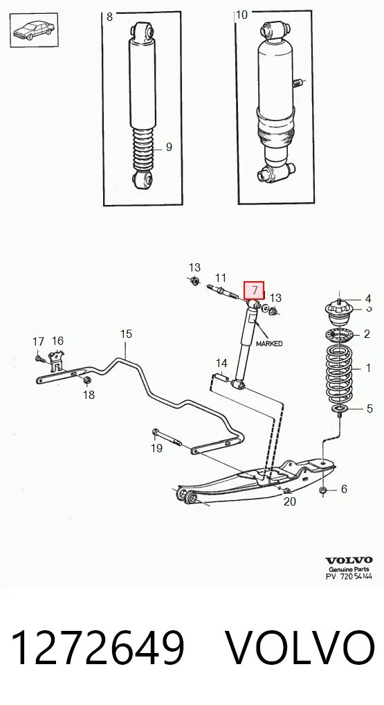 101862 Sachs Амортизатори задні