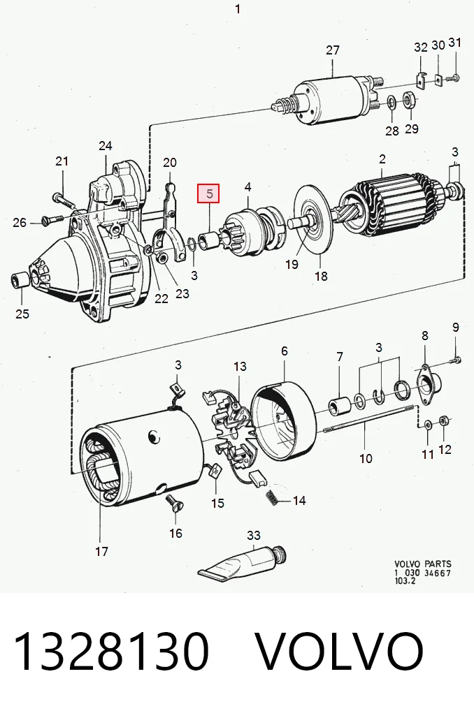 Втулки стартера на Mercedes Bus 207-310  602