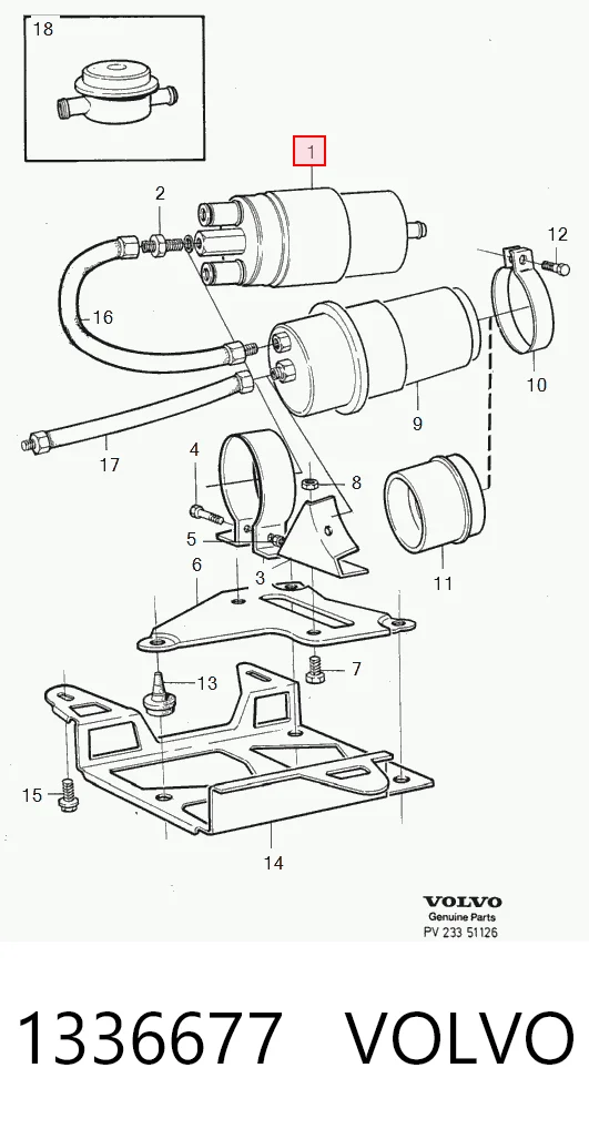 Бензонасос F4011 Autobest