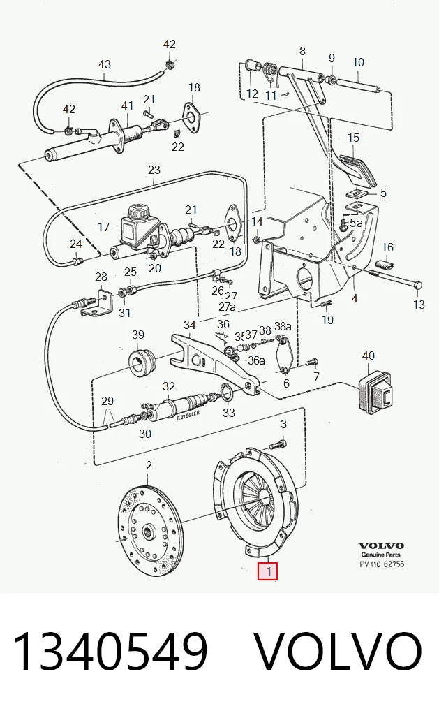 Пелюстковий кошик зчеплення Volvo 940 седан (944) (1990 - 1994) ціна, від 50.61 USD
