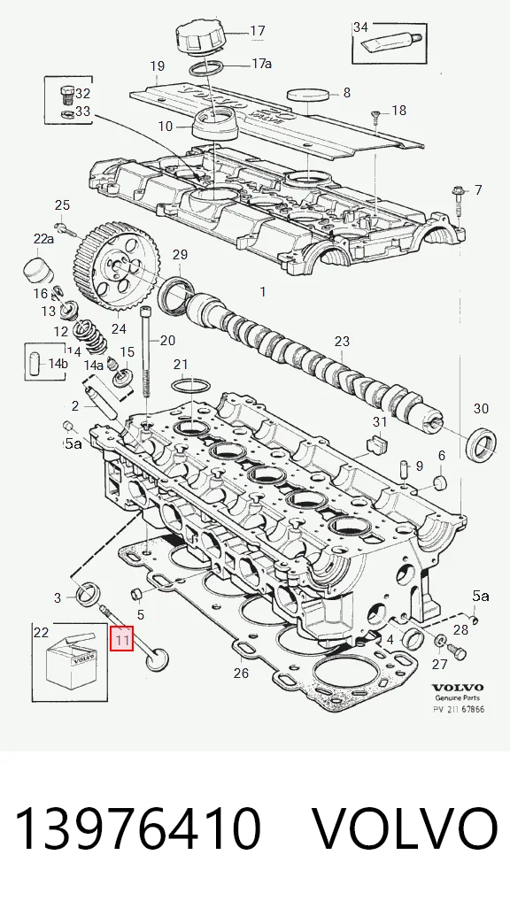 Клапан впускний 7438610007 Renault (RVI)