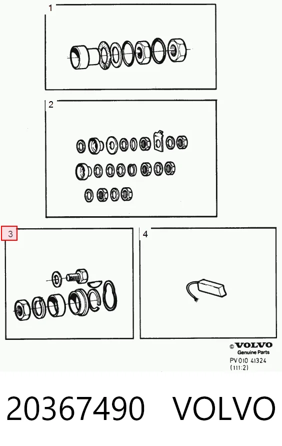 20367490 Volvo Тягове реле стартера