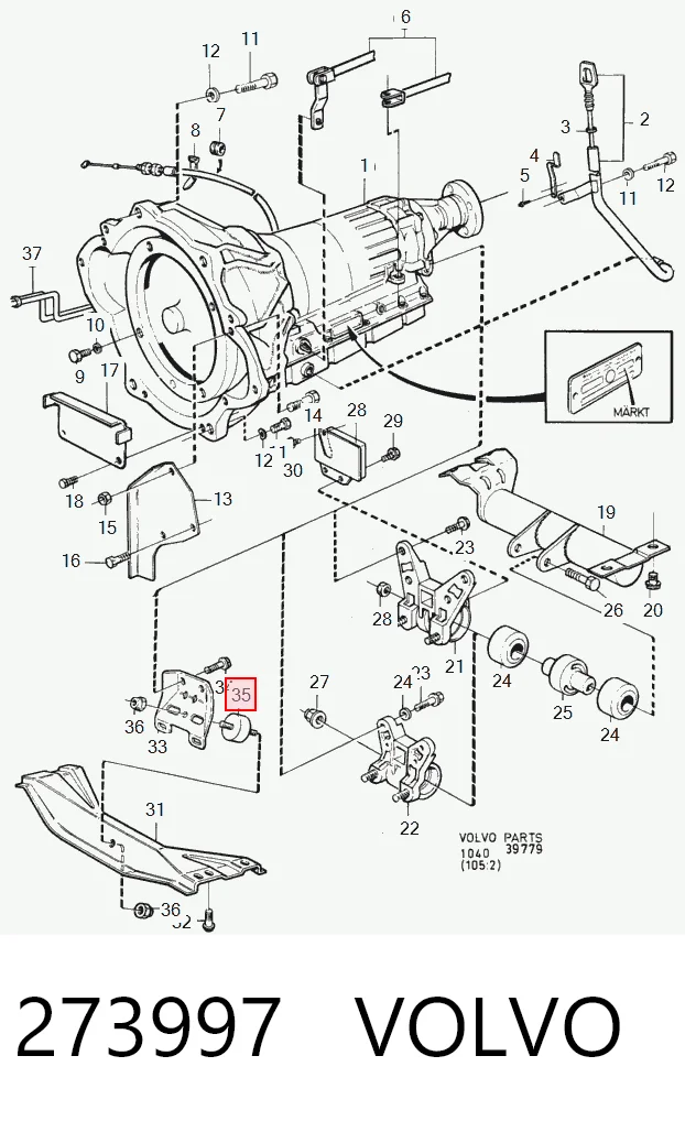 Купити 512008 Scan-tech Подушка коробки передач