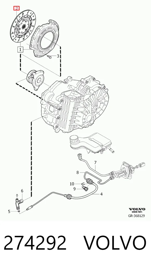 Зчеплення в зборі на Volvo XC90  
