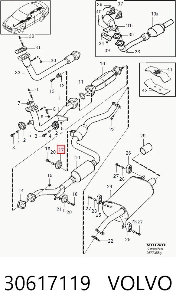 Купити Подушка глушника Mitsubishi Carisma  DA