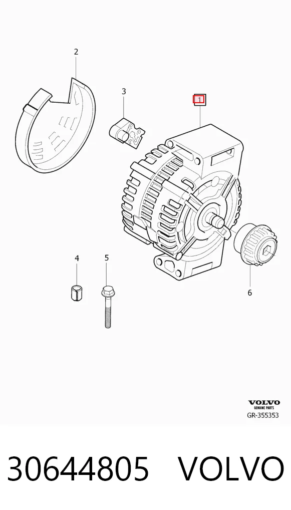 30644805 Volvo Авто генератор