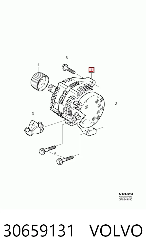30659131 Volvo Авто генератор