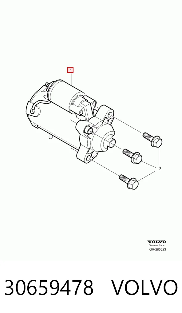 30659478 Volvo Стартер двигуна