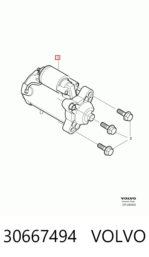 30667494 Volvo Стартер двигуна