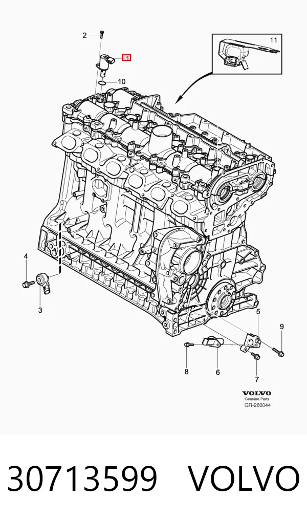 30713599 Volvo Датчик розподільного вала