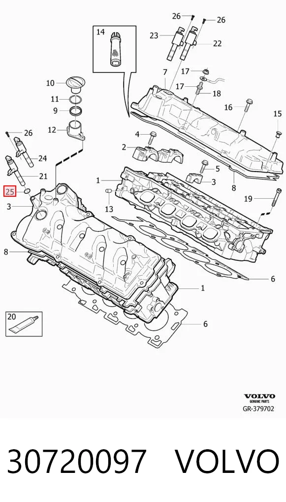 Сальник двигуна NIPPON MOTORS OS107680N
