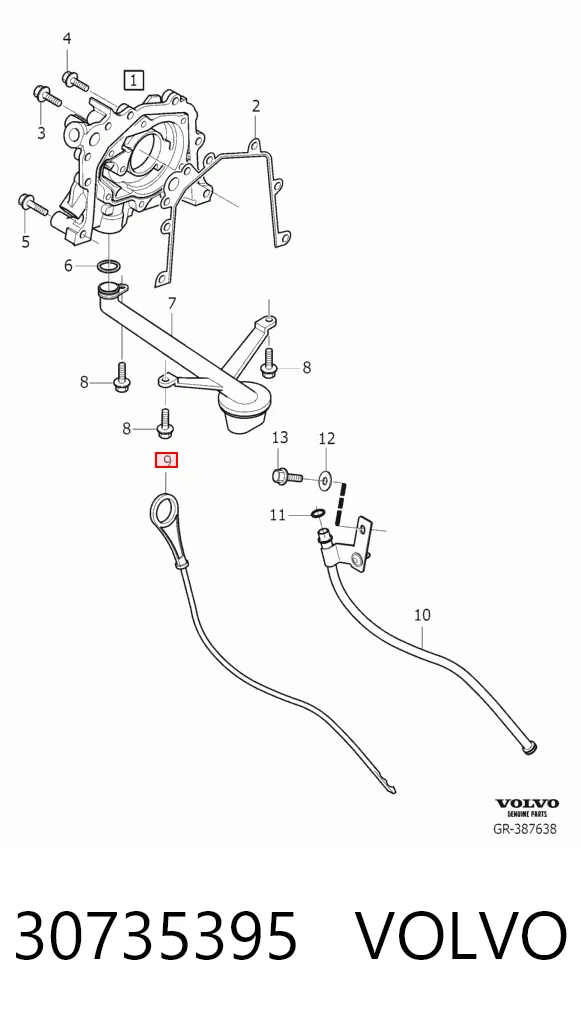 Купити Масляний щуп Ford Focus I DFW