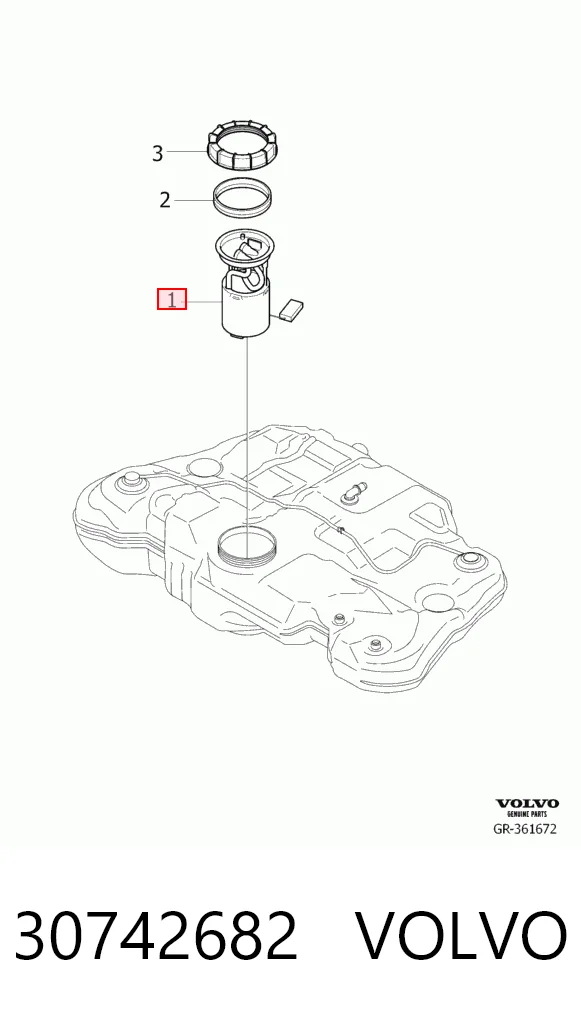 30742682 Volvo Електробензонасос