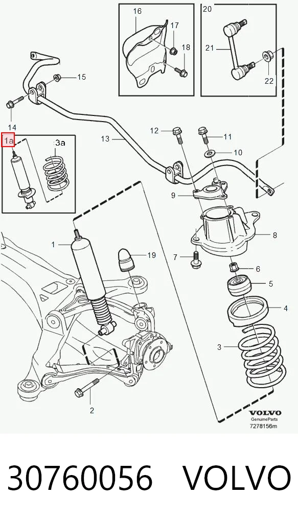 Амортизатор задній Magneti Marelli 7525G ціна, від 31.01 USD