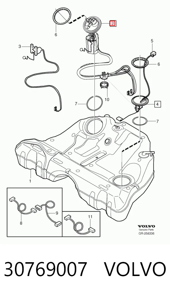 30769007 Volvo Електробензонасос