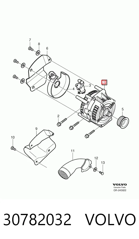 30782032 Volvo Авто генератор