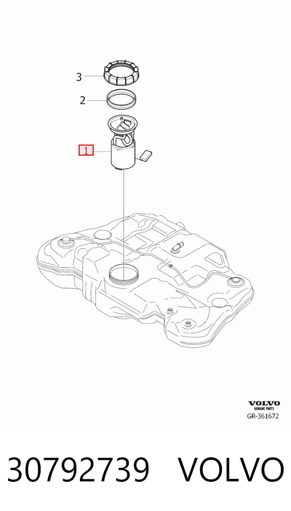 30792739 Volvo Електробензонасос