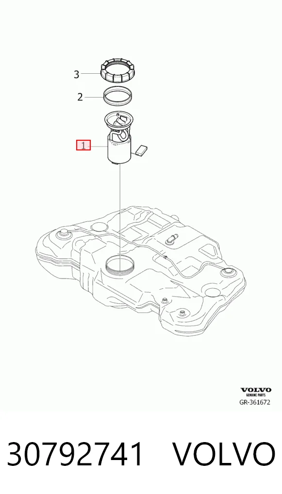 30792741 Volvo Електробензонасос