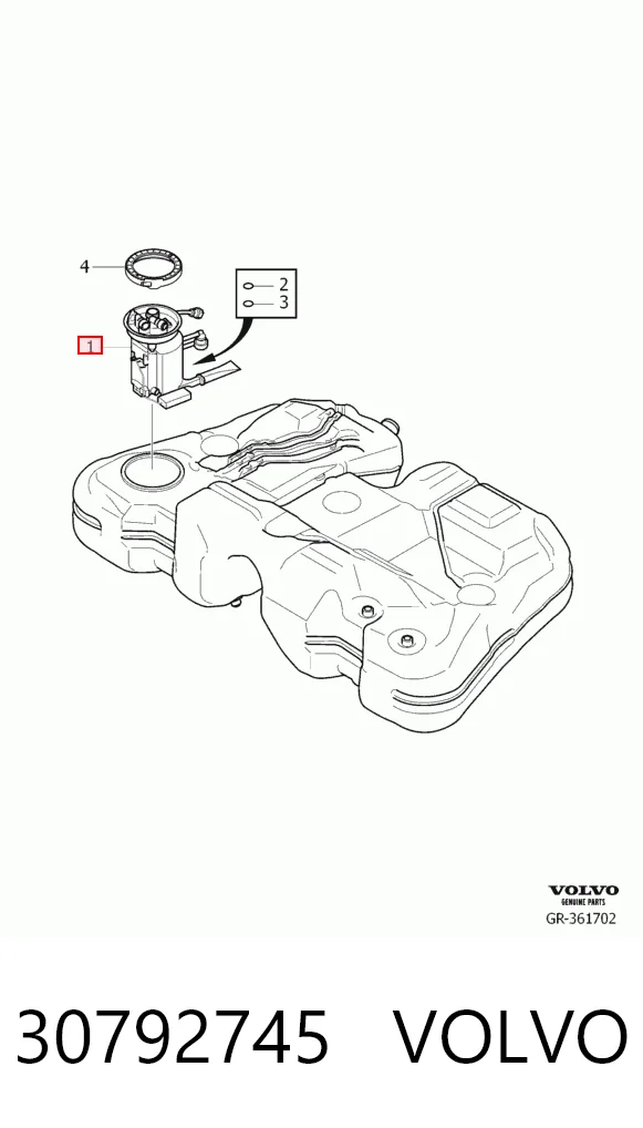 30792745 Volvo Електробензонасос