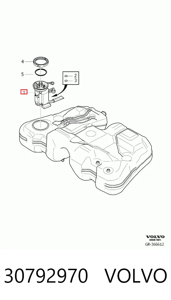 30792970 Volvo Електробензонасос