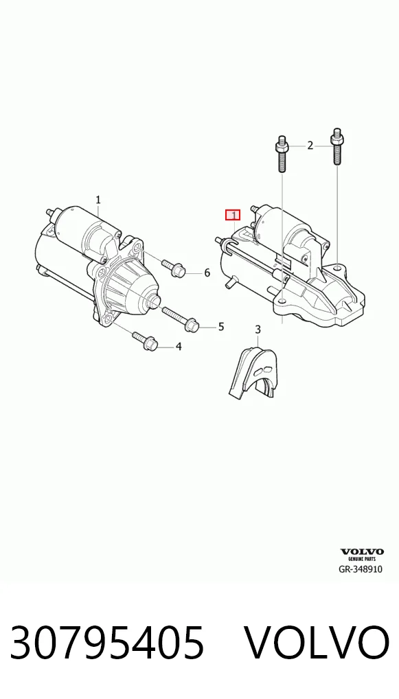 30795405 Volvo Стартер двигуна