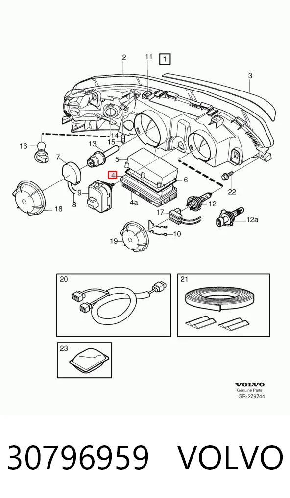 Купити 89035114 Renault (RVI) Блок управління фарами