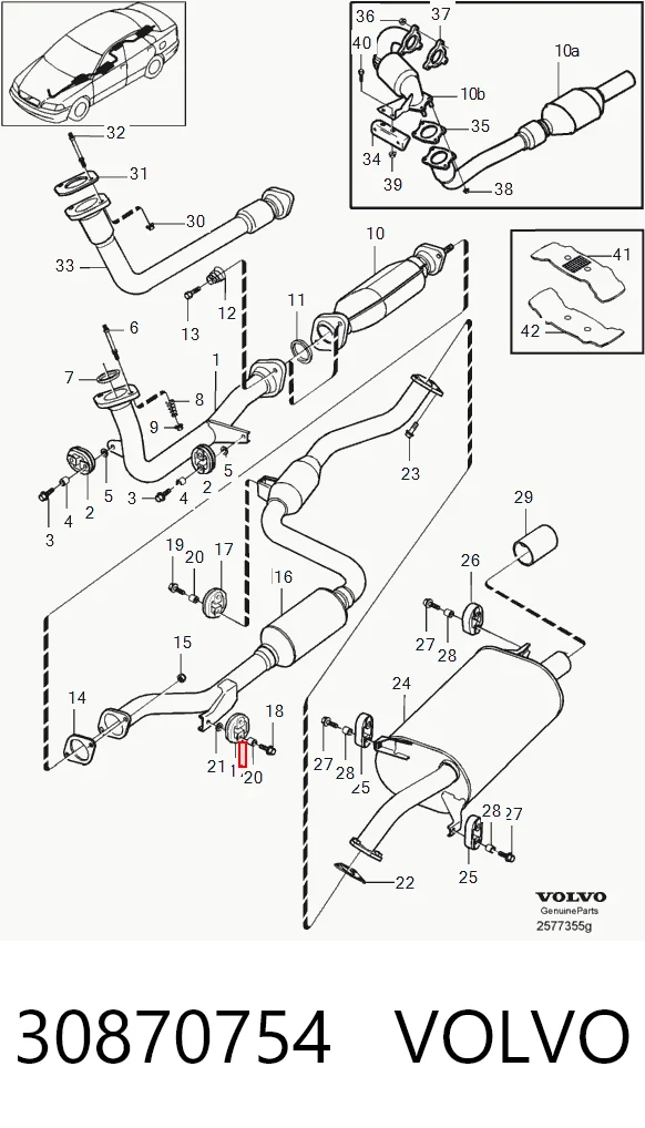 Подушка кріплення глушника Mitsubishi Carisma 