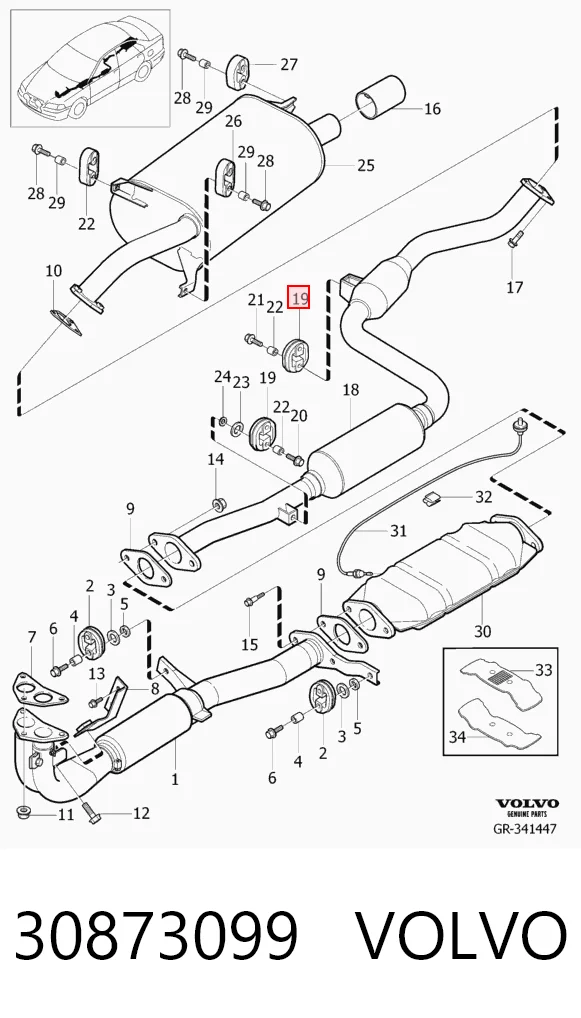  Подушка глушника Mitsubishi Carisma 