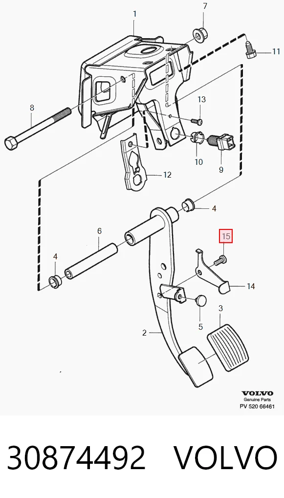 Купити 55192203 Peugeot/Citroen Болт вихлопної системи (глушника)