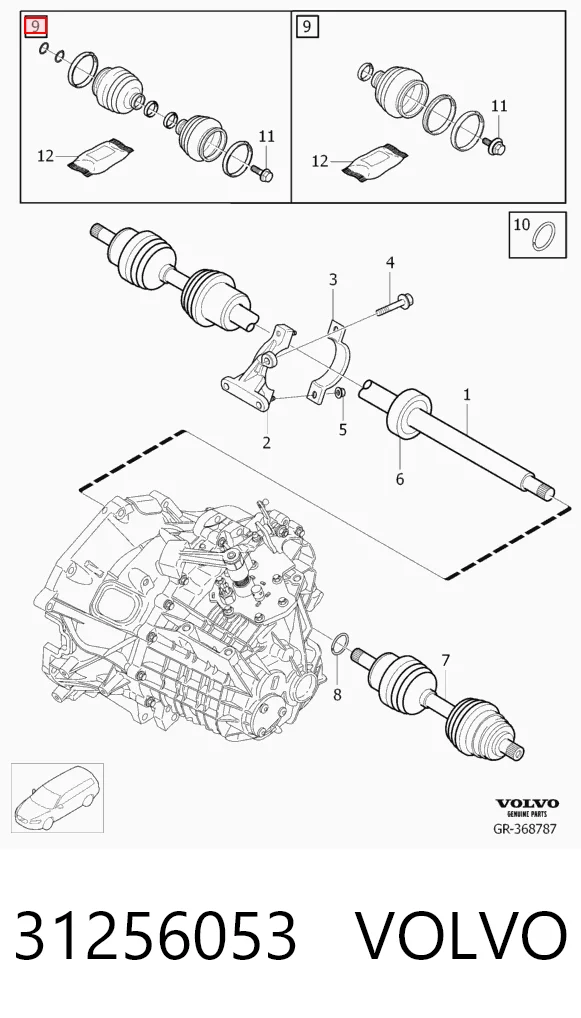  GKN-Spidan 0036294 ціна, від 11.78 USD