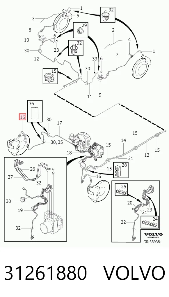 Купити T86048 Brembo Гальмівні шланги передні